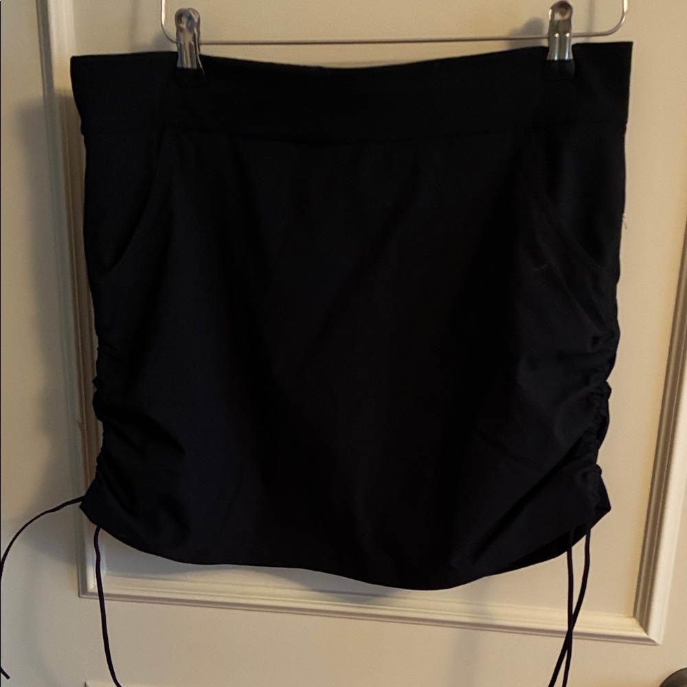 Black Drawstring Skirt